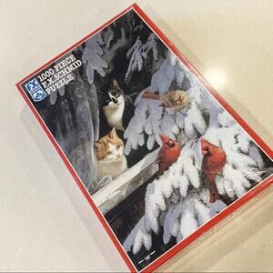 NEW 1000 Piece F.X. Schmid Puzzle Birdwatchers